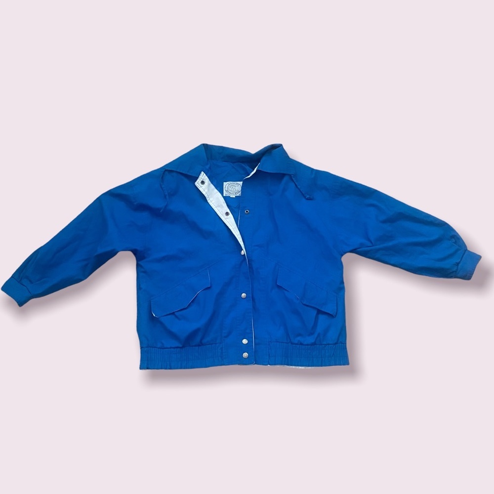 Vintage blue windbreaker